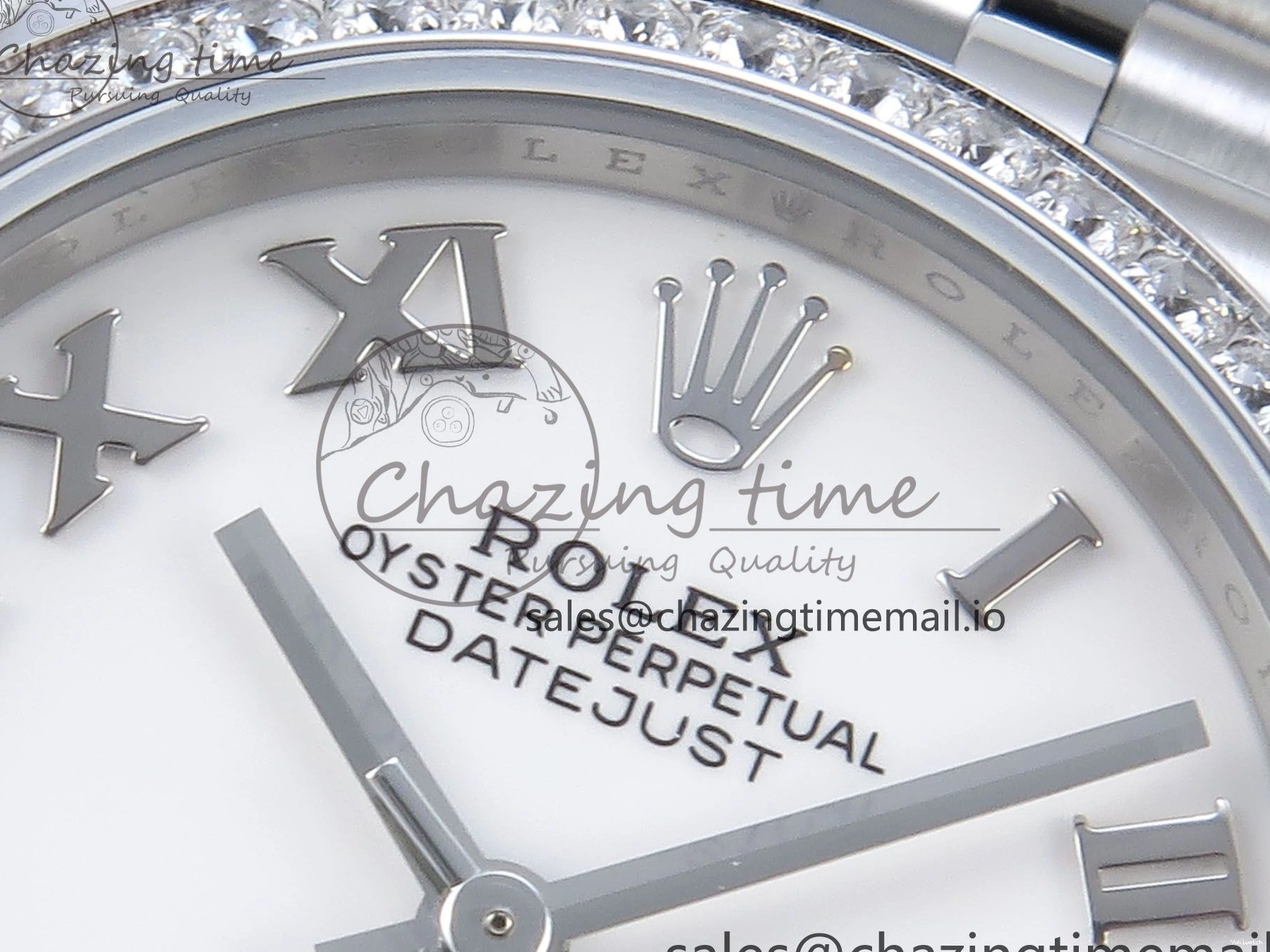 Dial White 31 ARF 1:1 Bezel SS ETA DateJust Best 2688 Jubilee Roman Steel Edition 278384RBR Bracelet Diamonds 904L on 0125